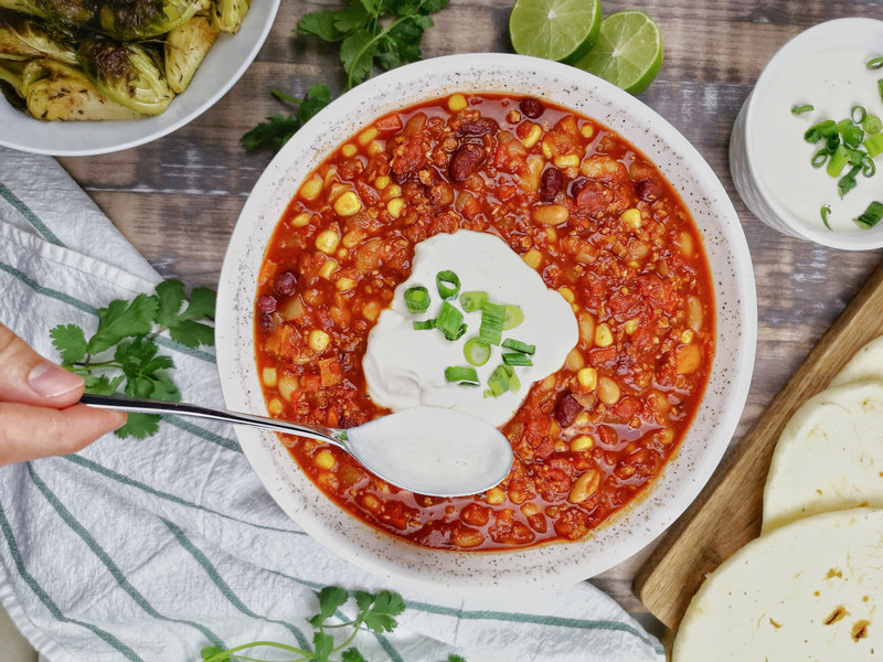 Instant Pot Sweet Potato Pumpkin Chili