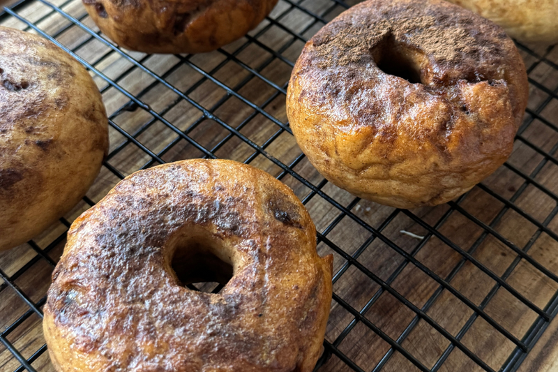 Pumpkin Spiced Bagels