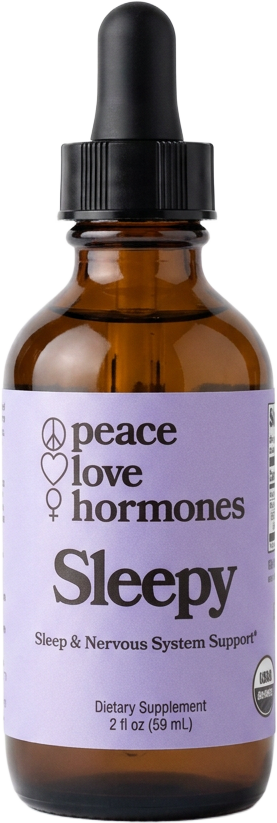 Sleepy tincture bottle