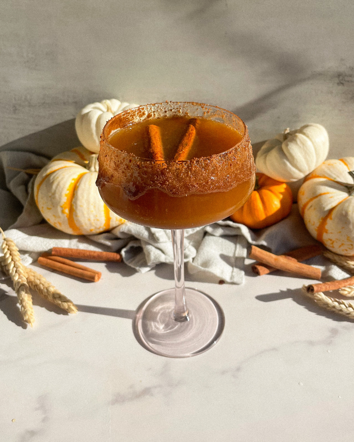 pumpkin spice mocktail