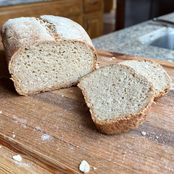Gluten-Free Sourdough Maple Oat Bread
