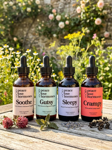 The Complete Set: 4-Tincture Hormone Bundle (Save 34%) | Peace