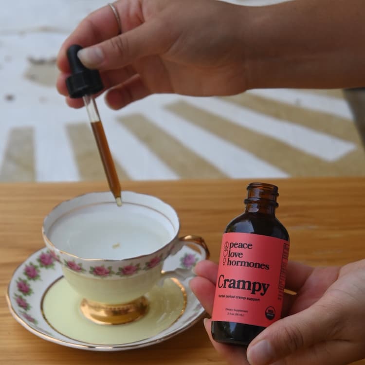 Peace Love Hormones Supplement 30 Day Supply Crampy: Fast-Acting Natural Relief for Menstrual Cramps