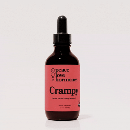 Peace Love Hormones Supplement 30 Day Supply Crampy: Fast-Acting Natural Relief for Menstrual Cramps